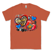 Western Leopard  Police   Hearts Classic Tee | Teevron