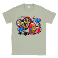 Matcha western leopard  police   hearts Classic Tee - AdoDesignShop