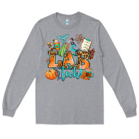Heather Grey lab tech fall Long Sleeve Tee - AdoDesignShop