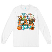 White lab tech fall Long Sleeve Tee - AdoDesignShop