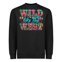 Black wild like the west Heavyweight Sweatshirt - Zillion Design Studio