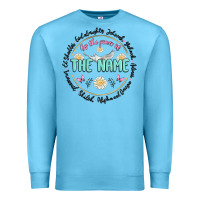 Ocean Blue by the power of the name Premium Sweatshirt - MaliasSmallBusiness