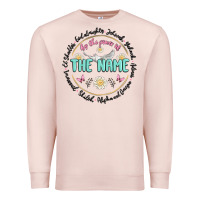 Pale Pink by the power of the name Premium Sweatshirt - MaliasSmallBusiness