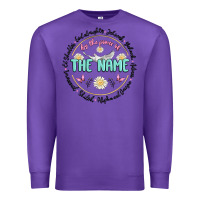 Purple by the power of the name Premium Sweatshirt - MaliasSmallBusiness