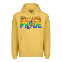 Antique Gold Lgbtq Show Your Pride With Rainbow Premium Hoodie - BundleAndBundleShop