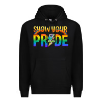 Black Lgbtq Show Your Pride With Rainbow Premium Hoodie - BundleAndBundleShop