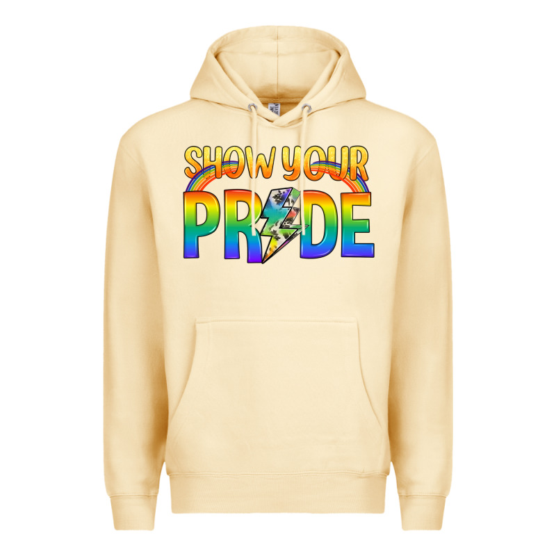 Lgbtq Show Your Pride With Rainbow Premium Hoodie by BundleAndBundleShop | Teevron