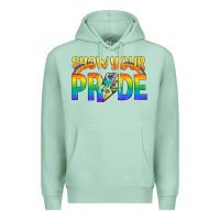 Seafoam Lgbtq Show Your Pride With Rainbow Premium Hoodie - BundleAndBundleShop