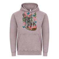 Vintage Zinc easter french bulldog Vintage Hoodie - RanaPortraitStore