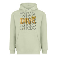 Matcha diva Heavyweight Hoodie - MaliasSmallBusiness