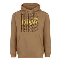 Toasted Coconut diva Heavyweight Hoodie - MaliasSmallBusiness