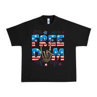 Black Freedom rock hand Urban Heavy Tee - Neo Western