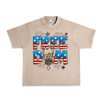 French Oak Freedom rock hand Urban Heavy Tee - Neo Western