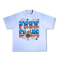 Grape Ice Freedom rock hand Urban Heavy Tee - Neo Western