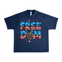 Navy Freedom rock hand Urban Heavy Tee - Neo Western
