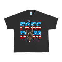 Pigment Black Freedom rock hand Urban Heavy Tee - Neo Western