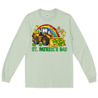 Matcha i dig st patrick s day bulldozer Long Sleeve Tee - JahusDesignShop