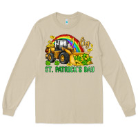 Mushroom i dig st patrick s day bulldozer Long Sleeve Tee - JahusDesignShop
