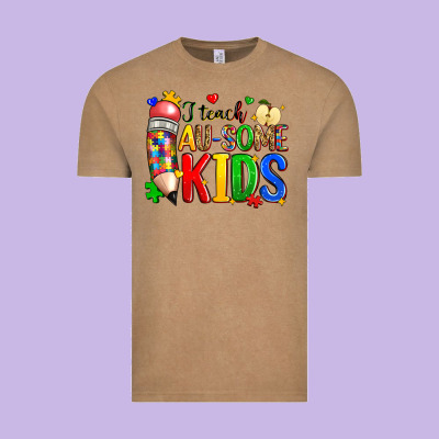 I Teach Au Some Kids Vintage Tee Designed By Zillion Design Studio