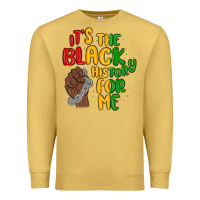 Antique Gold it s the black history for me Premium Sweatshirt - MaliasSmallBusiness
