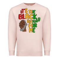 Pale Pink it s the black history for me Premium Sweatshirt - MaliasSmallBusiness