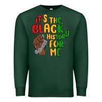 Sports Green it s the black history for me Premium Sweatshirt - MaliasSmallBusiness