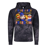 Cloud Black i m here for snacks and freedom Vintage Hoodie - texasbilliewilder