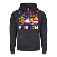 Vintage Black i m here for snacks and freedom Vintage Hoodie - texasbilliewilder