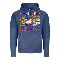 Vintage Denim i m here for snacks and freedom Vintage Hoodie - texasbilliewilder