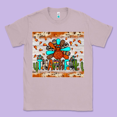 Thankful Turkey Classic Tee Designed By Jahusdesignshop