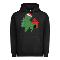 Pigment Black Christmas Dog Urban Hoodie - Bettercallsaul