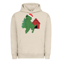 Pigment French Oak Christmas Dog Urban Hoodie - Bettercallsaul