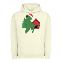Pigment Pistachio Christmas Dog Urban Hoodie - Bettercallsaul
