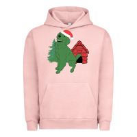 Pigment Salmon Christmas Dog Urban Hoodie - Bettercallsaul
