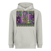 Moon Dust mardi gras fleur de lis Heavyweight Hoodie - MaliasSmallBusiness