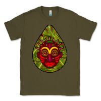 Army Green african masks teardrop  7 Classic Tee - BundleAndBundleShop