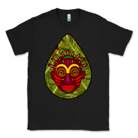 Black african masks teardrop  7 Classic Tee - BundleAndBundleShop