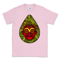 Bubblegum Pink african masks teardrop  7 Classic Tee - BundleAndBundleShop