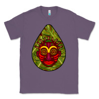 Lavender african masks teardrop  7 Classic Tee - BundleAndBundleShop