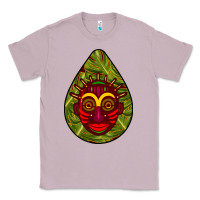 Lilac african masks teardrop  7 Classic Tee - BundleAndBundleShop