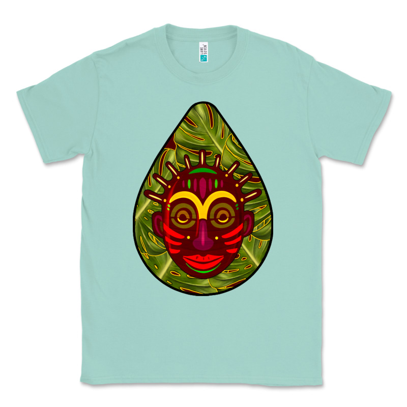 African Masks Teardrop  7 Classic Tee by BundleAndBundleShop | Teevron