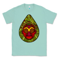 Seafoam african masks teardrop  7 Classic Tee - BundleAndBundleShop