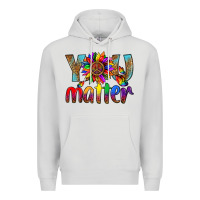 Dove Grey Lgbtq You Matter With Leopard Premium Hoodie - BundleAndBundleShop