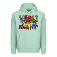 Seafoam Lgbtq You Matter With Leopard Premium Hoodie - BundleAndBundleShop