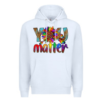 White Lgbtq You Matter With Leopard Premium Hoodie - BundleAndBundleShop