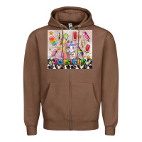 Chestnut popsicle's and unicorn Zipper Hoodie - AdoDesignShop