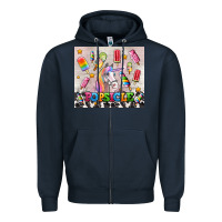 Navy popsicle's and unicorn Zipper Hoodie - AdoDesignShop