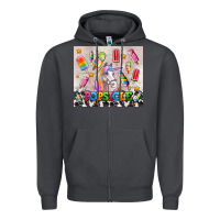 Smoke popsicle's and unicorn Zipper Hoodie - AdoDesignShop