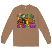 Toasted Coconut i dig mardi gras bulldozer Long Sleeve Tee - JahusDesignShop