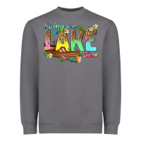 Storm living on lake time Heavyweight Sweatshirt - texasbilliewilder